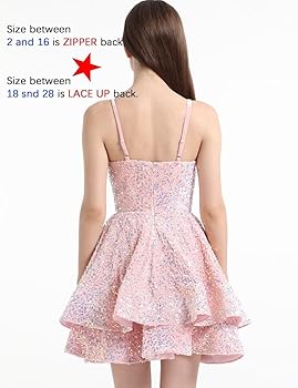 Amazon.com: THBOEER Sequin Homecoming Dresses for Teens 2025